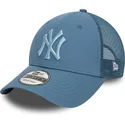 mutzen-gebogen-blau-snapback-9forty-home-field-der-new-york-yankees-mlb-von-new-era