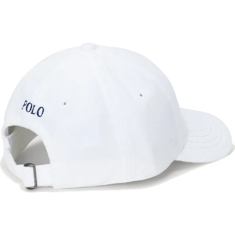 weisse-verstellbare-curved-cap-mit-blauem-logo-cotton-terry-classic-sport-von-polo-ralph-lauren