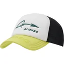 czapka-trucker-biala-czarna-i-zolta-regulowana-aston-martin-f1-team-x-kimoa