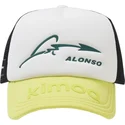 regulowana-biala-czarna-i-zolta-czapka-trucker-aston-martin-f1-team-x-kimoa