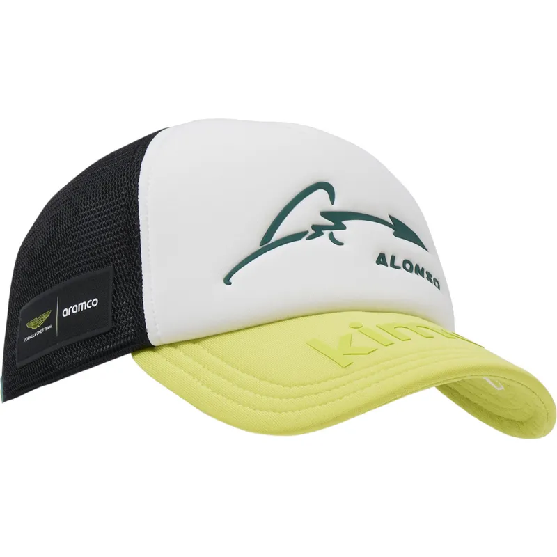 justerbar-trucker-keps-vit-svart-och-gul-aston-martin-f1-team-x-kimoa