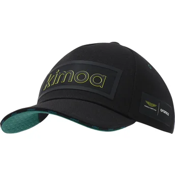 Gorra curva negra ajustable Patch Aston Martin F1 Team X Kimoa