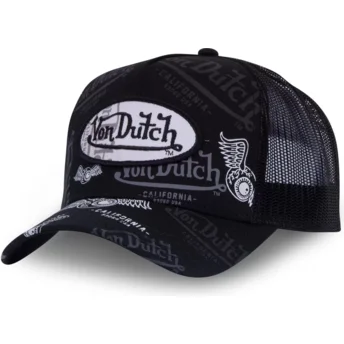 Μαύρο καπέλο trucker LE GRE της Von Dutch