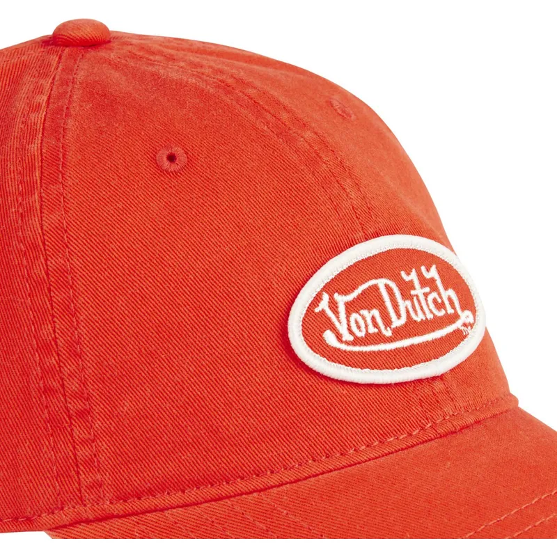 gebogene-verstellbare-orangefarbene-kappe-log-ora-von-von-dutch