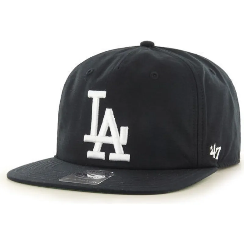 mutzen-flach-schwarz-snapback-der-los-angeles-dodgers-mlb-von-47-brand mutzen-flach-schwarz-snapback-der-los-angeles-dodgers-mlb-von-47-brand