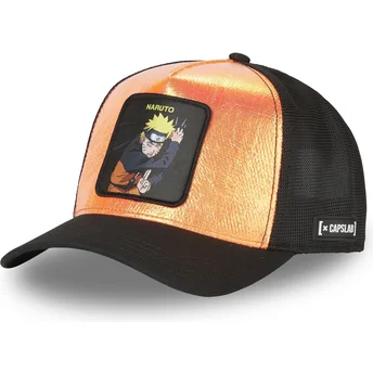 Czapka trucker pomarańczowo-czarna Naruto Uzumaki NOE od Capslab