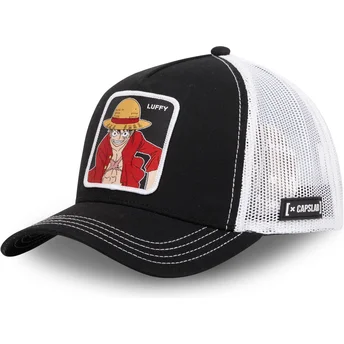 Gorra trucker negra y blanca Monkey D. Luffy MON1 One Piece de Capslab