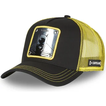 Schwarze und gelbe Batman BAT3 DC Comics Trucker Cap von Capslab
