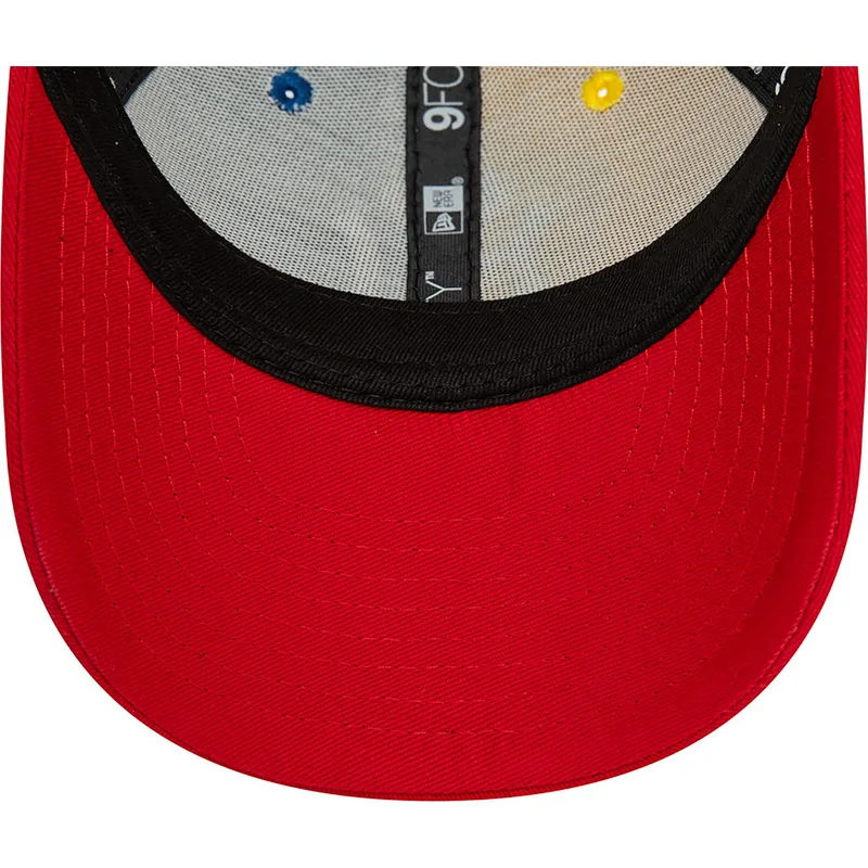 bojd-flerfargad-justerbar-keps-for-barn-9forty-block-new-york-yankees-mlb-fran-new-era