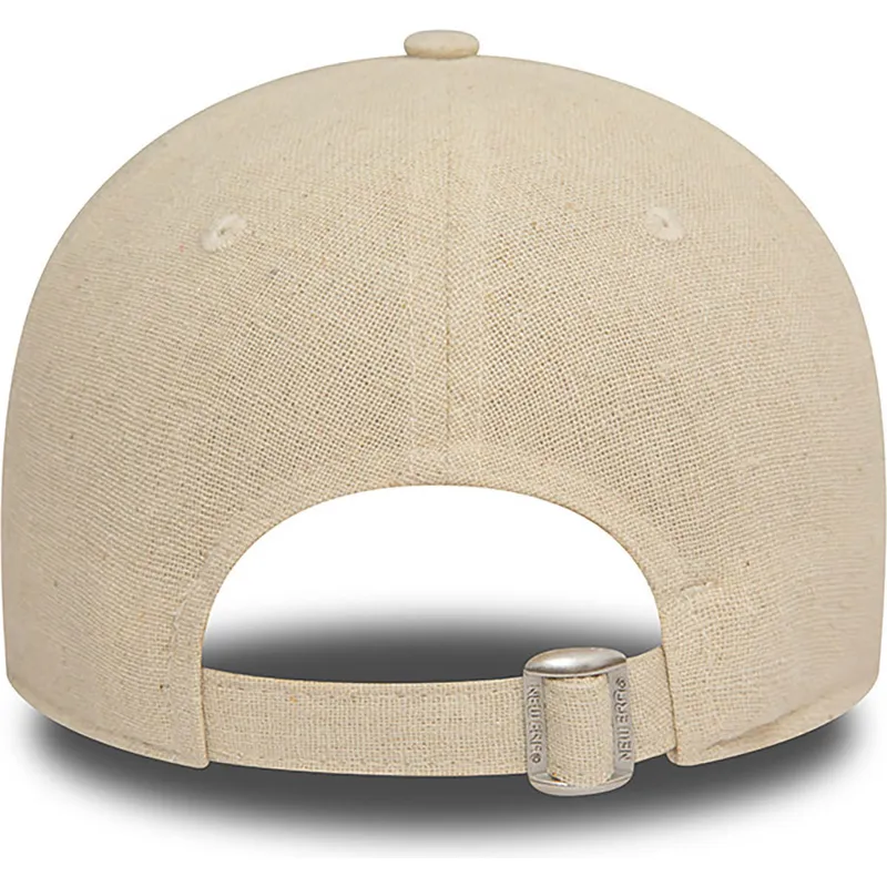 gorra-curva-beige-ajustable-para-mujer-9forty-linen-de-new-york-yankees-mlb-de-new-era