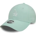 gorra-curva-verde-ajustable-para-mujer-9forty-linen-de-los-angeles-dodgers-mlb-de-new-era