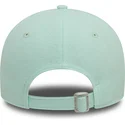 verstellbare-grune-damen-kappe-9forty-linen-der-los-angeles-dodgers-mlb-von-new-era
