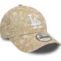 regulowana-brazowa-czapka-z-daszkiem-9forty-summer-all-over-print-los-angeles-dodgers-mlb-firmy-new-era