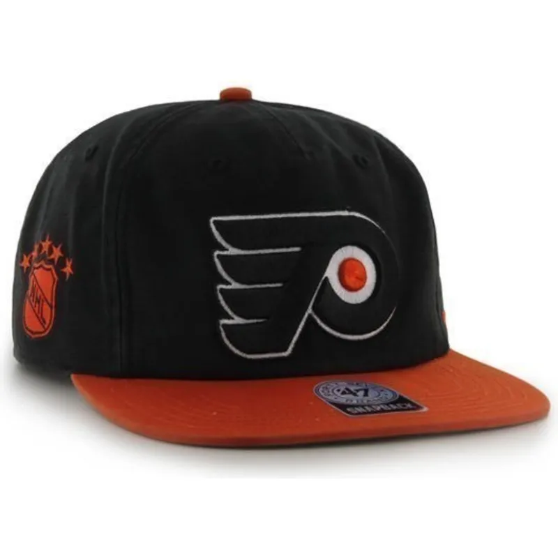 mutzen-flach-schwarz-snapback-der-philadelphia-flyers-nhl-von-47-brand mutzen-flach-schwarz-snapback-der-philadelphia-flyers-nhl-von-47-brand