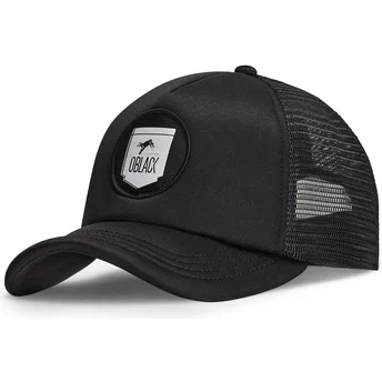 Gorra trucker nera Classic di Oblack