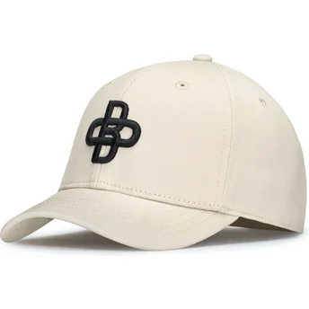 Beige justerbar böjd keps Baseball Peach från Oblack
