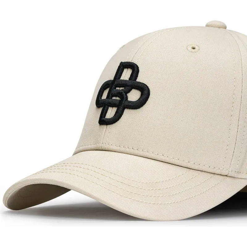 cappellino-curvo-beige-regolabile-baseball-peach-di-oblack