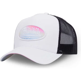 Casquette trucker blanche et noire PASTEL WHI Von Dutch