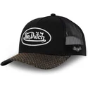 casquette-trucker-noire-shiny-nr-von-dutch