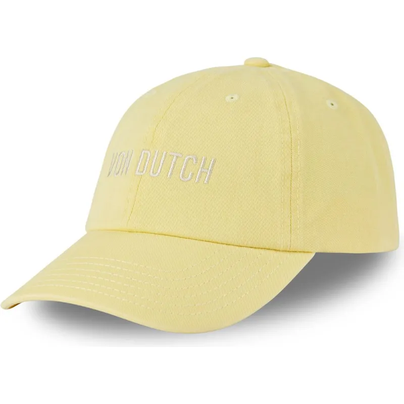 cappellino-curvo-giallo-regolabile-lyel-di-von-dutch
