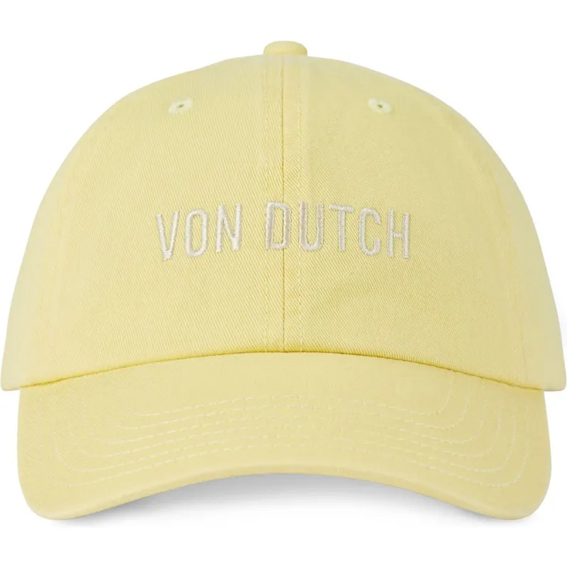 cappellino-curvo-giallo-regolabile-lyel-di-von-dutch