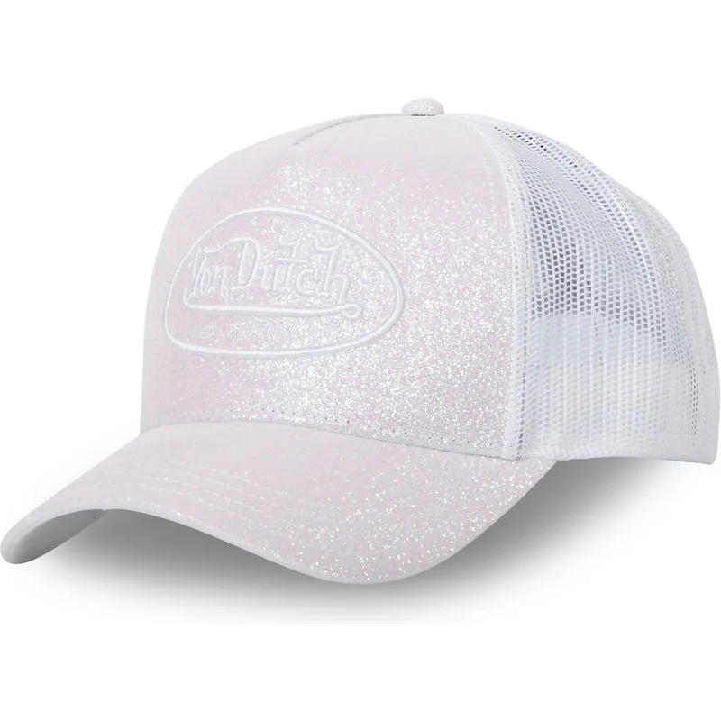cappellino-trucker-bianco-glitter-w-di-von-dutch
