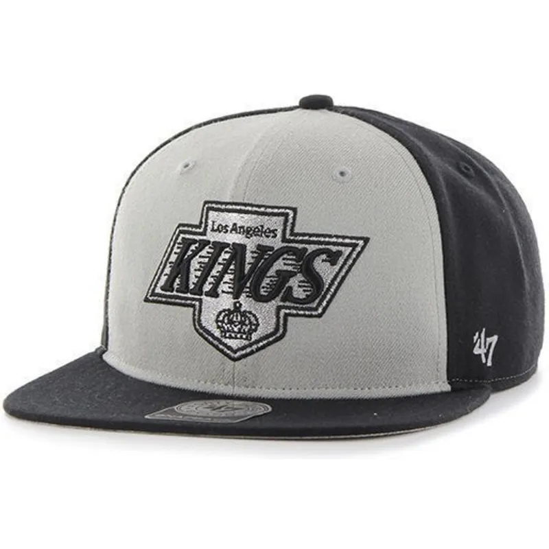 mutzen-flach-grau-snapback-der-los-angeles-kings-nhl-von-47-brand