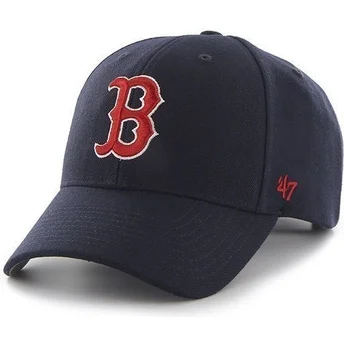mutzen-gebogen-marineblau-verstellbares-band-der-boston-red-sox-mlb-von-47-brand