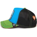 gorra-trucker-azul-negra-y-verde-pato-hunted-get-the-zapper-insert-coin-vol2-the-farm-de-goorin-bros