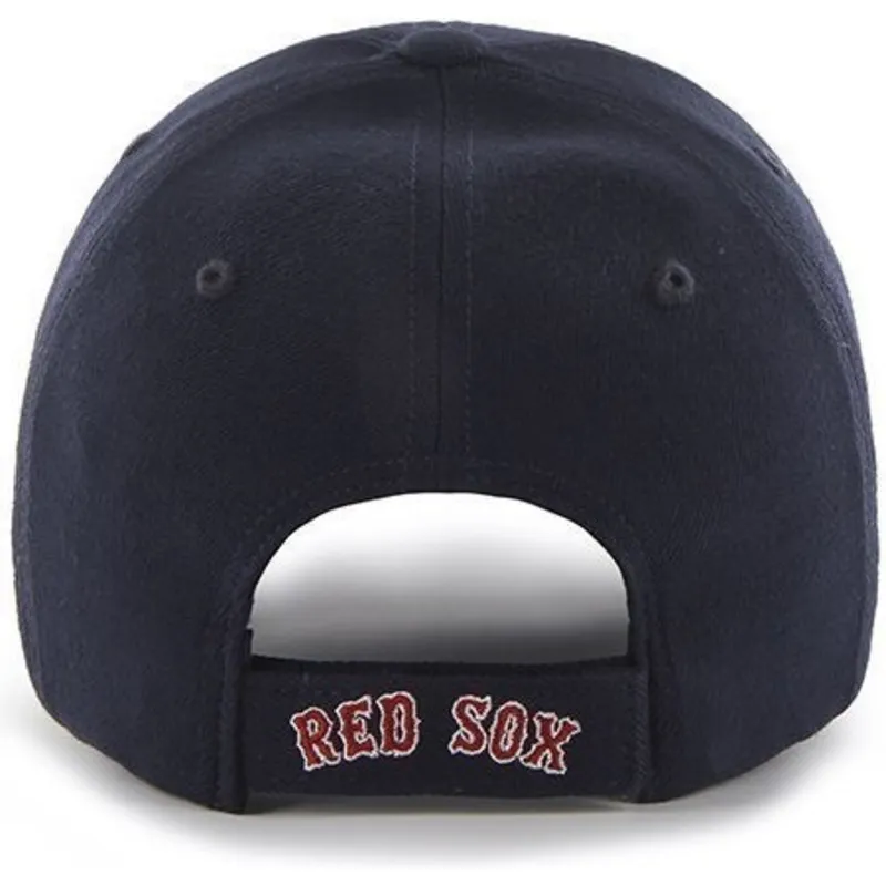 mutzen-gebogen-marineblau-verstellbares-band-der-boston-red-sox-mlb-von-47-brand mutzen-gebogen-marineblau-verstellbares-band-der-boston-red-sox-mlb-von-47-brand