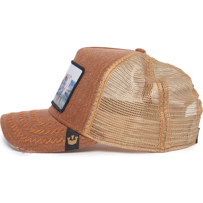 gorra-trucker-marrone-bue-horny-modello-n-h02ny-rodeo-the-farm-di-goorin-bros