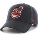mutzen-gebogen-marineblau-verstellbares-band-der-cleveland-indians-mlb-von-47-brand