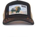 gorra-trucker-negra-y-beige-bufalo-tough-model-no-70u9h-rodeo-the-farm-de-goorin-bros