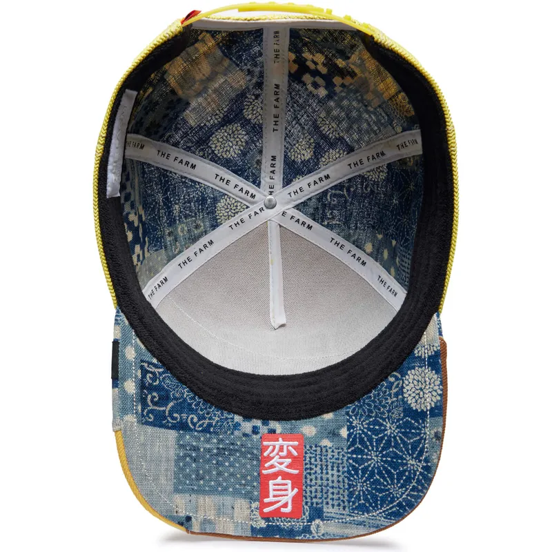 gul-trucker-keps-fjaril-bent-transform-farmigami-the-farm-fran-goorin-bros