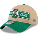 verstellbare-braun-grune-9twenty-draft-2024-kappe-der-boston-celtics-nba-von-new-era