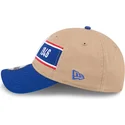cappello-curva-marrone-e-blu-regolabile-9twenty-draft-2024-nba-di-new-era