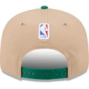 gorra-plana-marron-y-verde-snapback-9fifty-draft-2024-de-boston-celtics-nba-de-new-era