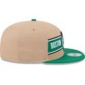 gorra-plana-marron-y-verde-snapback-9fifty-draft-2024-de-boston-celtics-nba-de-new-era