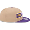 brazowo-fioletowa-czapka-z-daszkiem-typu-snapback-9fifty-draft-2024-los-angeles-lakers-nba-od-new-era