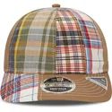 brazowa-czapka-z-zakrzywionym-daszkiem-regulowana-9fifty-retro-crown-relaxed-heritage-fit-od-new-era-x-original-madras-trading-c