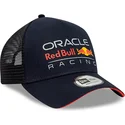 cappellino-trucker-blu-navy-a-frame-essential-di-red-bull-racing-formula-1-di-new-era