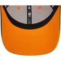 new-era-9forty-mclaren-racing-formula-1-orange-graue-snapback-kappe-mit-gebogenem-schirm