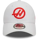 biala-czapka-z-zakrzywionym-daszkiem-snapback-9forty-haas-f1-team-formula-1-new-era