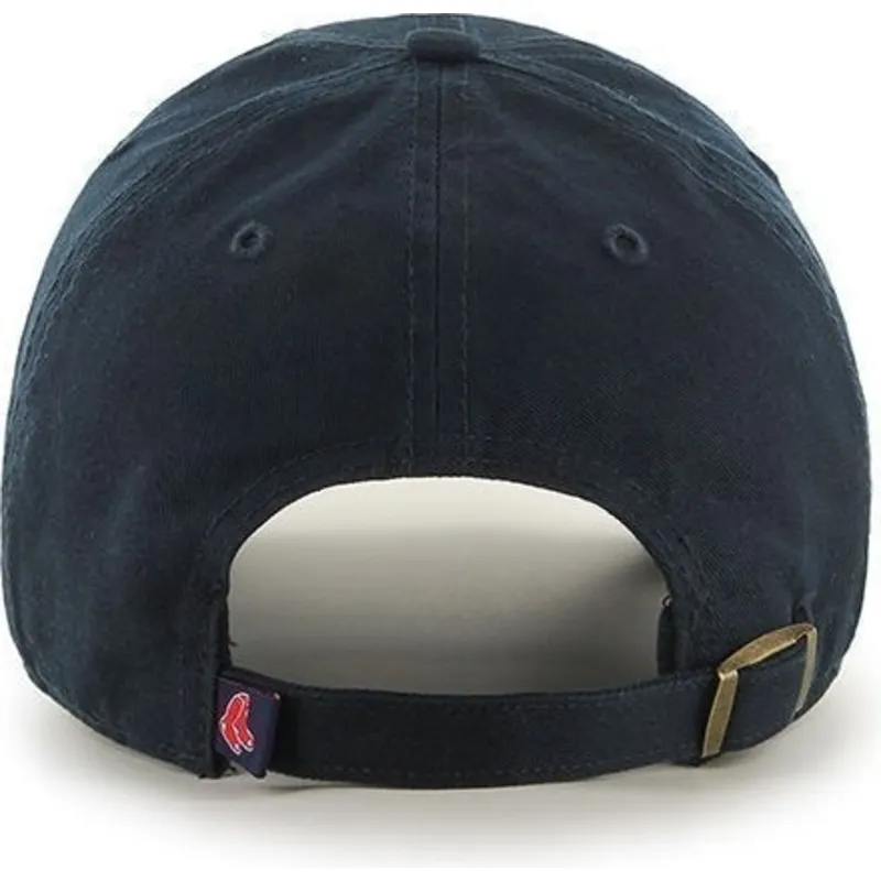 gorra-curva-azul-marino-de-boston-red-sox-mlb-clean-up-de-47-brand
