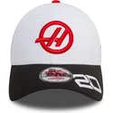 cappellino-curvo-bianco-e-nero-snapback-kevin-magnussen-9forty-di-haas-f1-team-formula-1-di-new-era