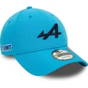 casquette-courbee-bleue-snapback-9forty-essential-repreve-alpine-f1-team-formula-1-new-era