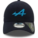 mutzen-gebogen-marineblau-snapback-9forty-essential-repreve-der-alpine-f1-team-formula-1-von-new-era