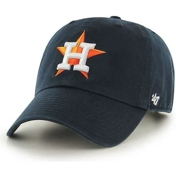 Casquette courbée noire Houston Astros MLB Clean Up 47 Brand