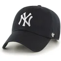 47-brand-curved-brim-new-york-yankees-mlb-clean-up-black-cap