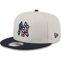 berretto-snapback-9fifty-piatto-beige-e-blu-navy-4th-of-july-new-york-yankees-mlb-di-new-era